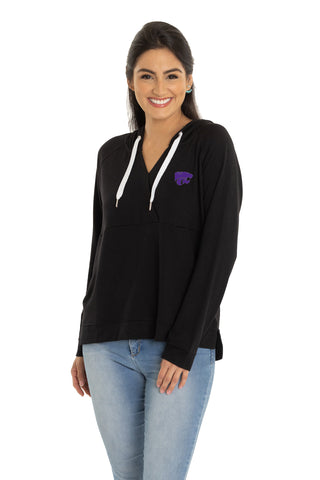 Kansas State Wildcats Christine Cross Front Hoodie