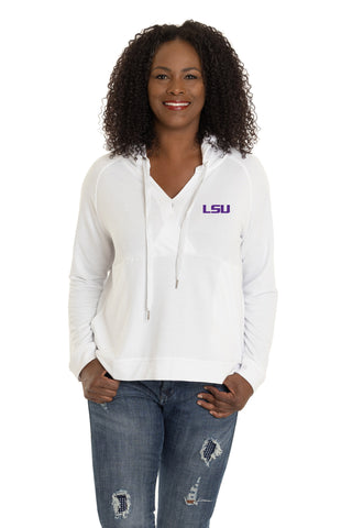 LSU Tigers Christine Cross Front Hoodie