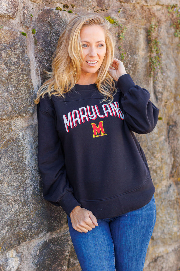 Maryland Terrapins Yvette Crewneck Sweatshirt