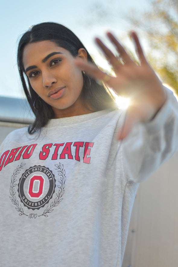 Ohio State Buckeyes Yvette Crewneck Sweatshirt