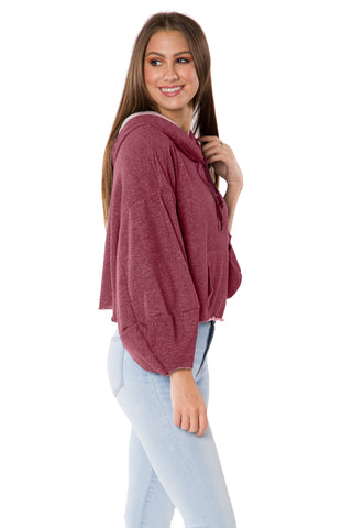 The Delilah Cropped Hoodie