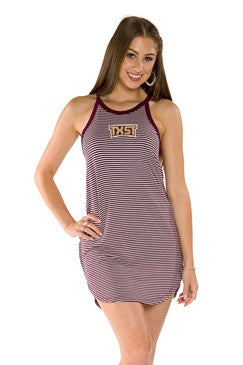 Texas State Bobcats Sadie Striped Dress